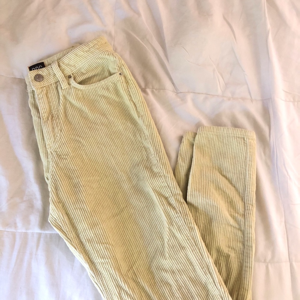 Urban outfitters yellow corduroy jean